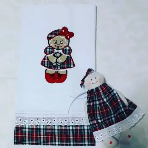 Pano de Prato Natalino (decorativo )