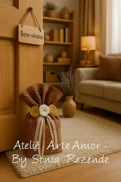 Peso de Porta Decoração