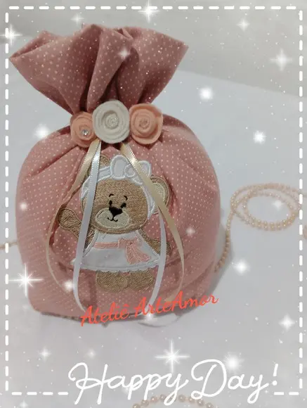 Peso de Porta Infantil Ursa - Personalizado