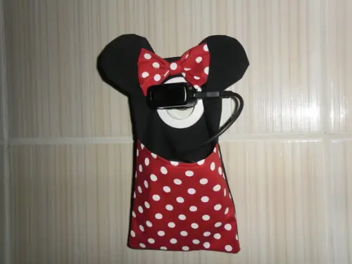 Porta Carregador de celular Minnie
