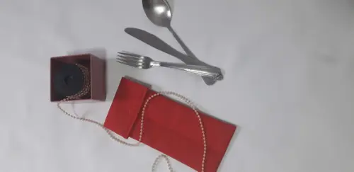 Porta Talher em Tecido para Almoço Trabalho
