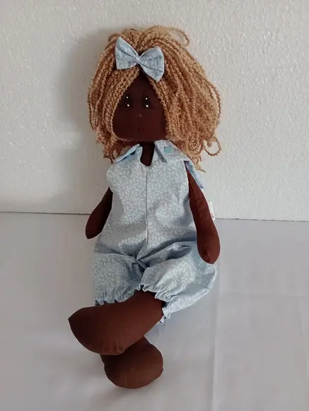 Projeto Boneca de Pano - Riscado no Tecido
