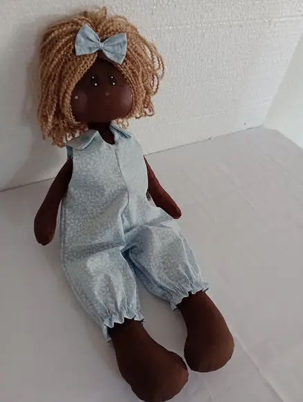 Projeto Boneca de Pano - Riscado no Tecido