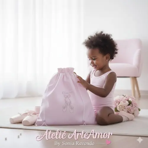 Saquinho Ballet Impermeável Personalizado-edição Exclusiva
