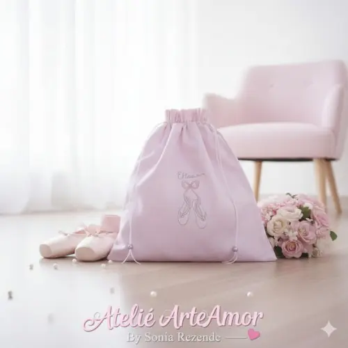 Saquinho Ballet Impermeável Personalizado-edição Exclusiva
