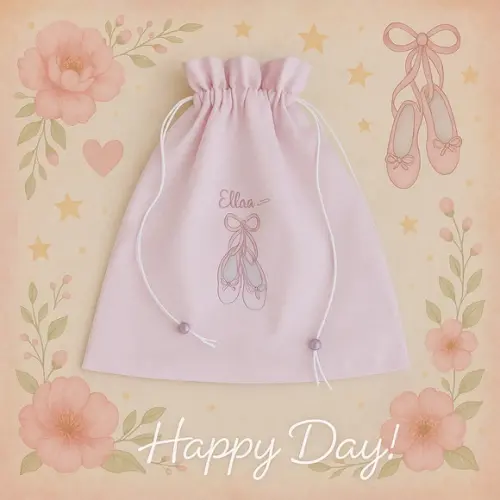 Saquinho Ballet Impermeável Personalizado-edição Exclusiva