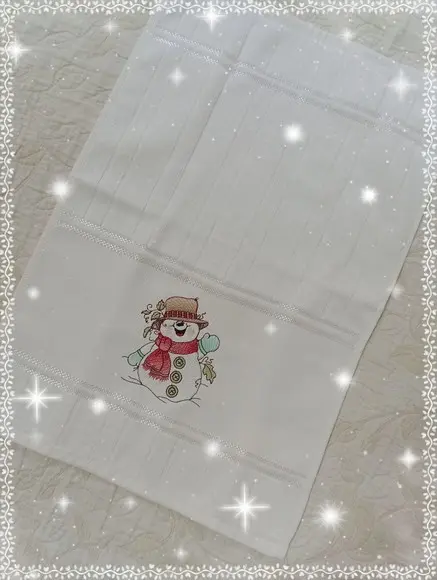 Toalha de Mão Bordada - Tandara Andrade Pedido Personalizado