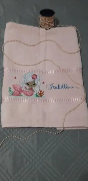 Toalha Infantil Personalizada - Sereia
