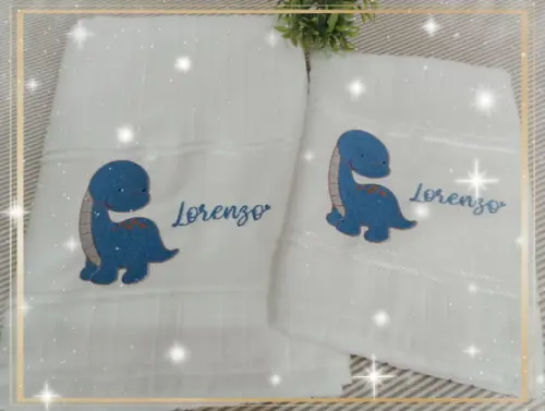 Toalha Infantil Personalizada Dinossauro