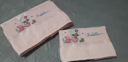 Toalha Infantil Personalizada - Sereia