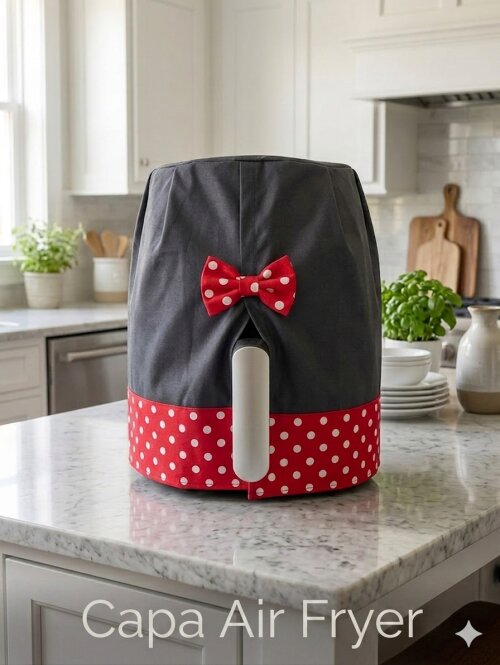 Capa Air Fryer - Ateliê ArteAmor
