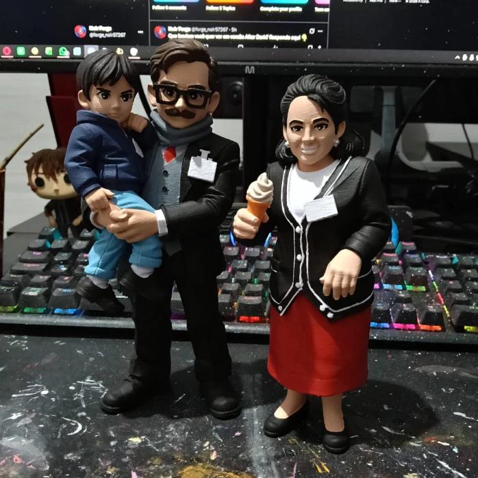Boneco Personalizado - Faça um boneco com a sua foto - 20 cm - P