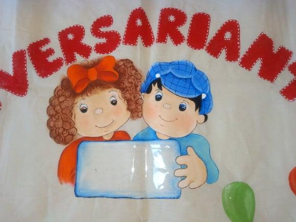 Aniversários do Mês -  Pintado à Mão