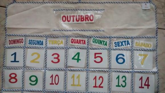 Calendário Permanente - em tecido