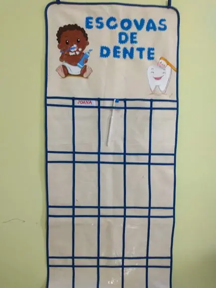 Painel Organizador para Escova Dental