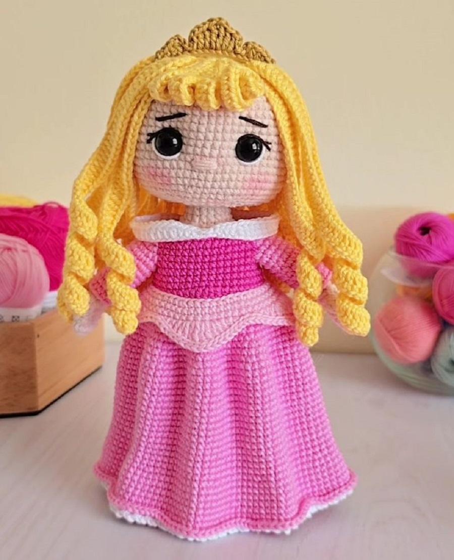 Receita Amigurumi Princesa Aurora