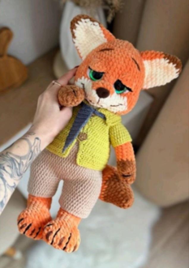 Receita Amigurumi Zootopia Nick