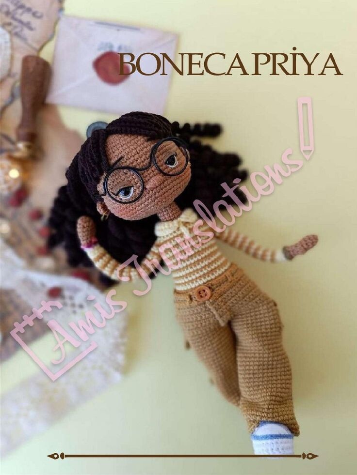 Receita Amigurumi Boneca Priya