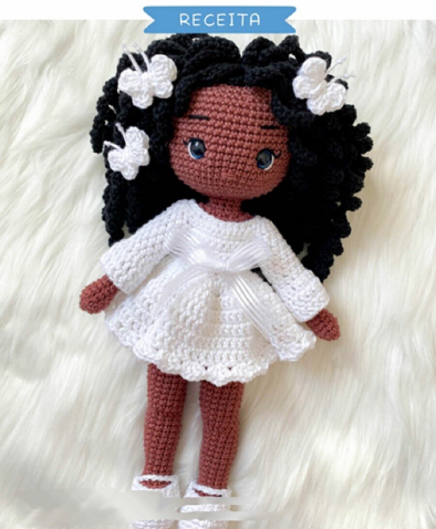 Receita Amigurumi Boneca Hope