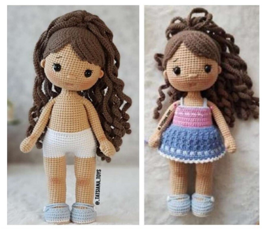 Receita Amigurumi Bonequinha