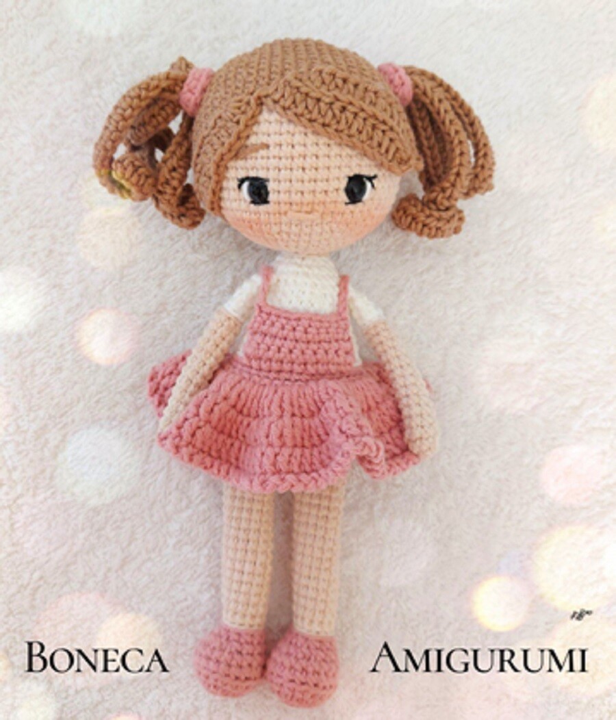 Receita Amigurumi Boneca Lily