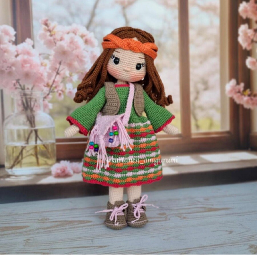 Receita Amigurumi Boneca Briella