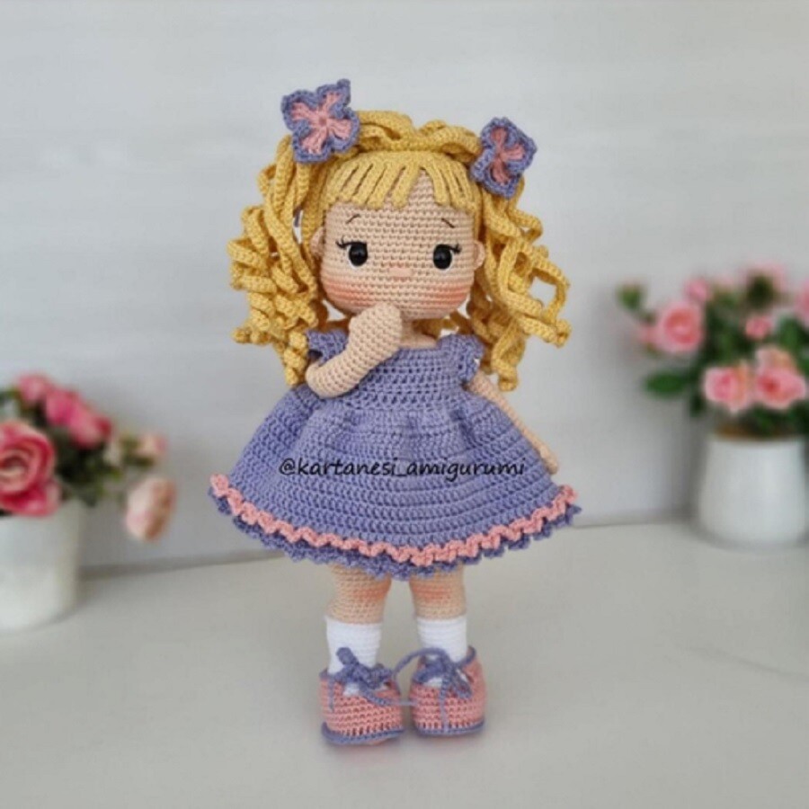 Receita Amigurumi Boneca Nelly