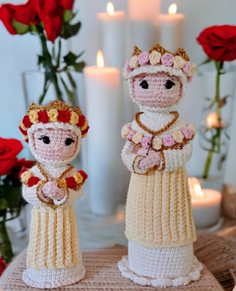 Receita Amigurumi Nossa Senhora de Salete