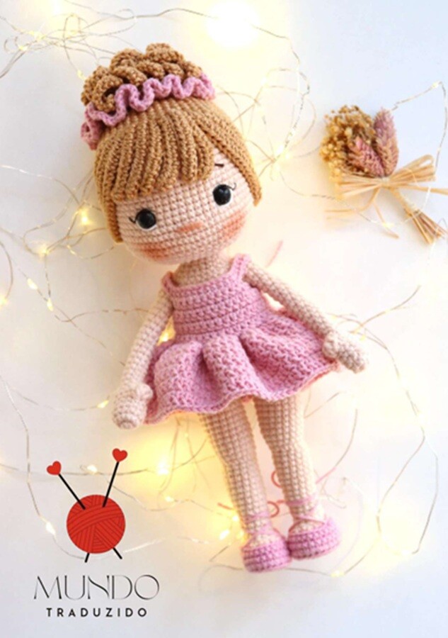 Receita Amigurumi Bailarina