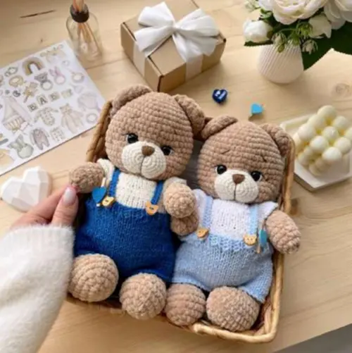 Receita Amigurumi Ursinho Ted