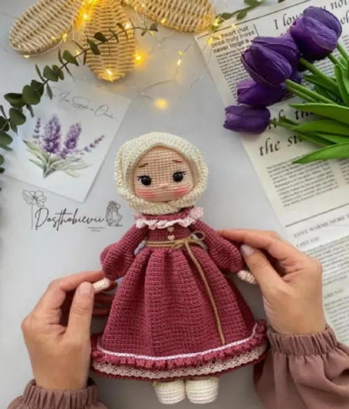 Receita Amigurumi Boneca Duru