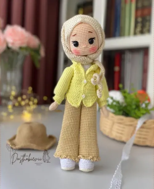 Receita Amigurumi Boneca Hijab