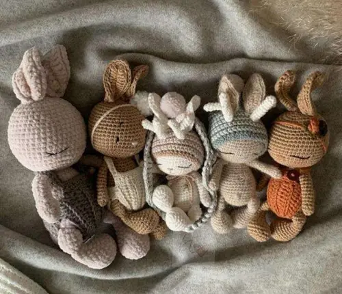 Receita Amigurumi Coelhos Bebê