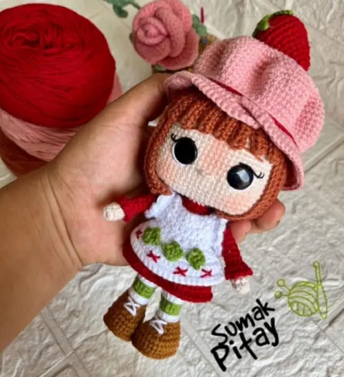 Receita Amigurumi Moranguinho
