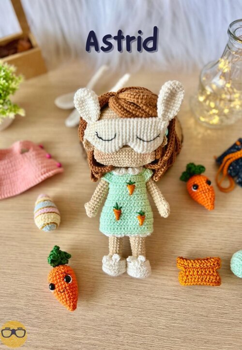 Receita Amigurumi Boneca Astrid