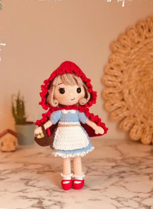 Receita Amigurumi Chapeuzinho Vermelho
