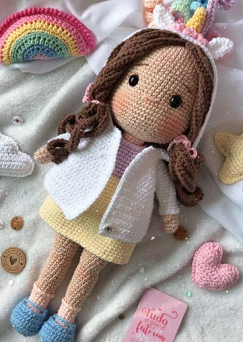Receita Amigurumi Boneca Candy