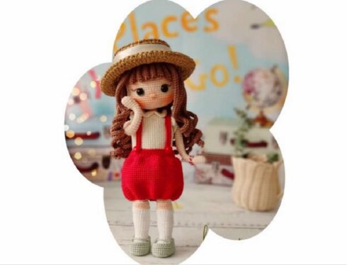 Receita Amigurumi Boneca Turca Bahar