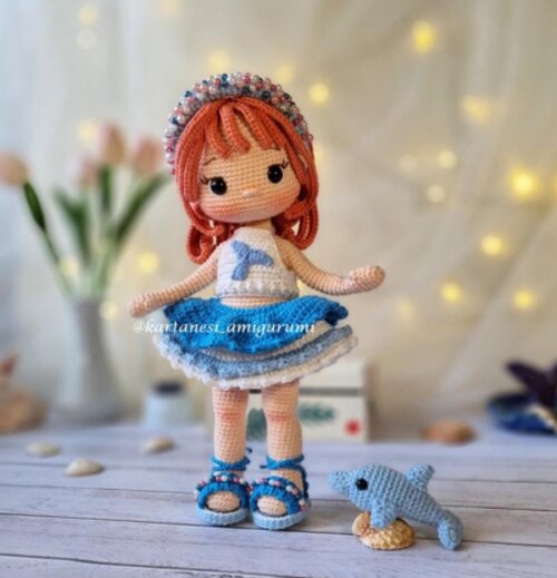 Receita Amigurumi Boneca Laura
