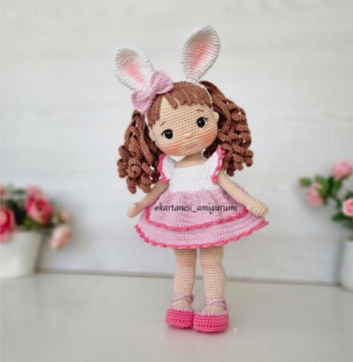 Receita Amigurumi Boneca Docinho