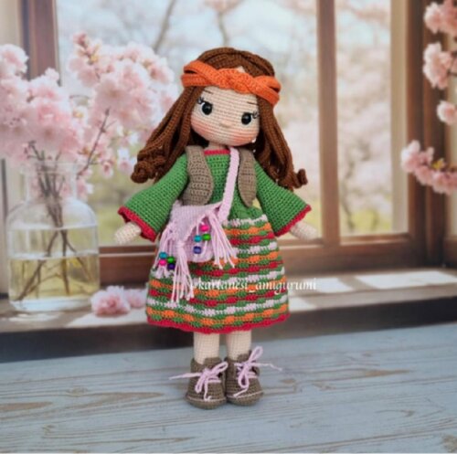 Receita Amigurumi Boneca Briella