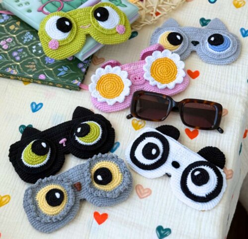 Receita Amigurumi Case para óculos