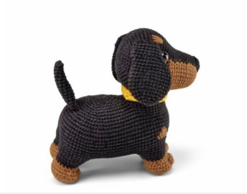 Receita Amigurumi Cachorro Salsicha Rory
