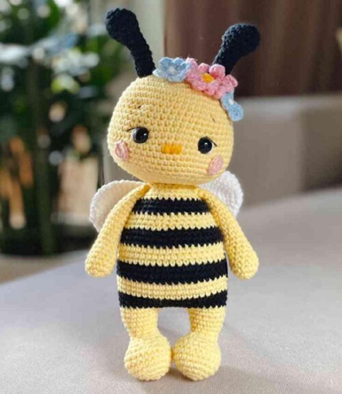 Receita Amigurumi Abelha
