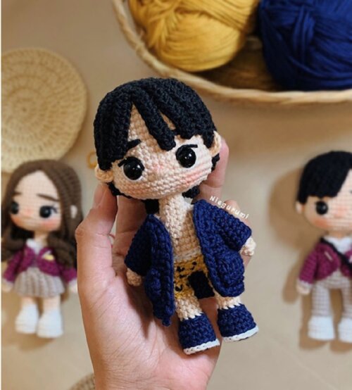 Receita Amigurumi Han Seo Joon