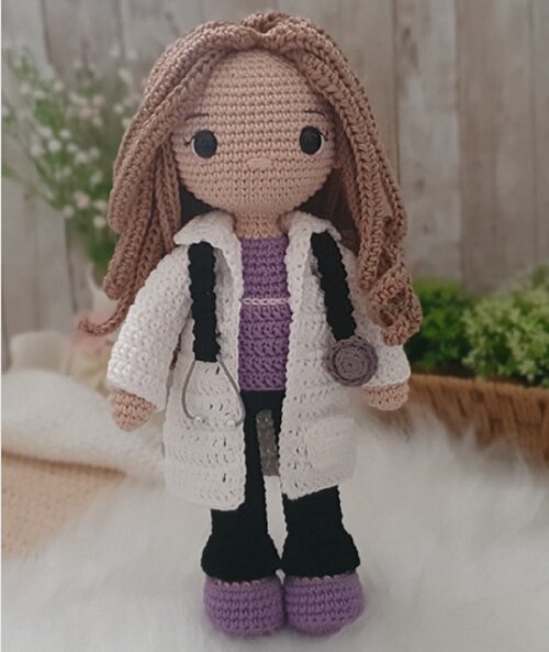 Receita Amigurumi Médica (o)
