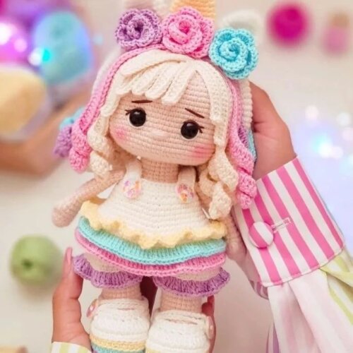 PDF - Receita Amigurumi Violeta