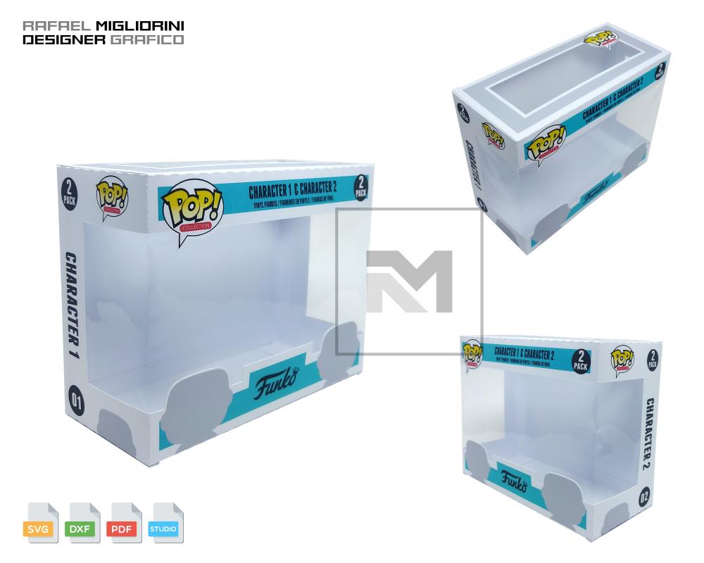 Caixa Dupla Funko Pop Modelo 3