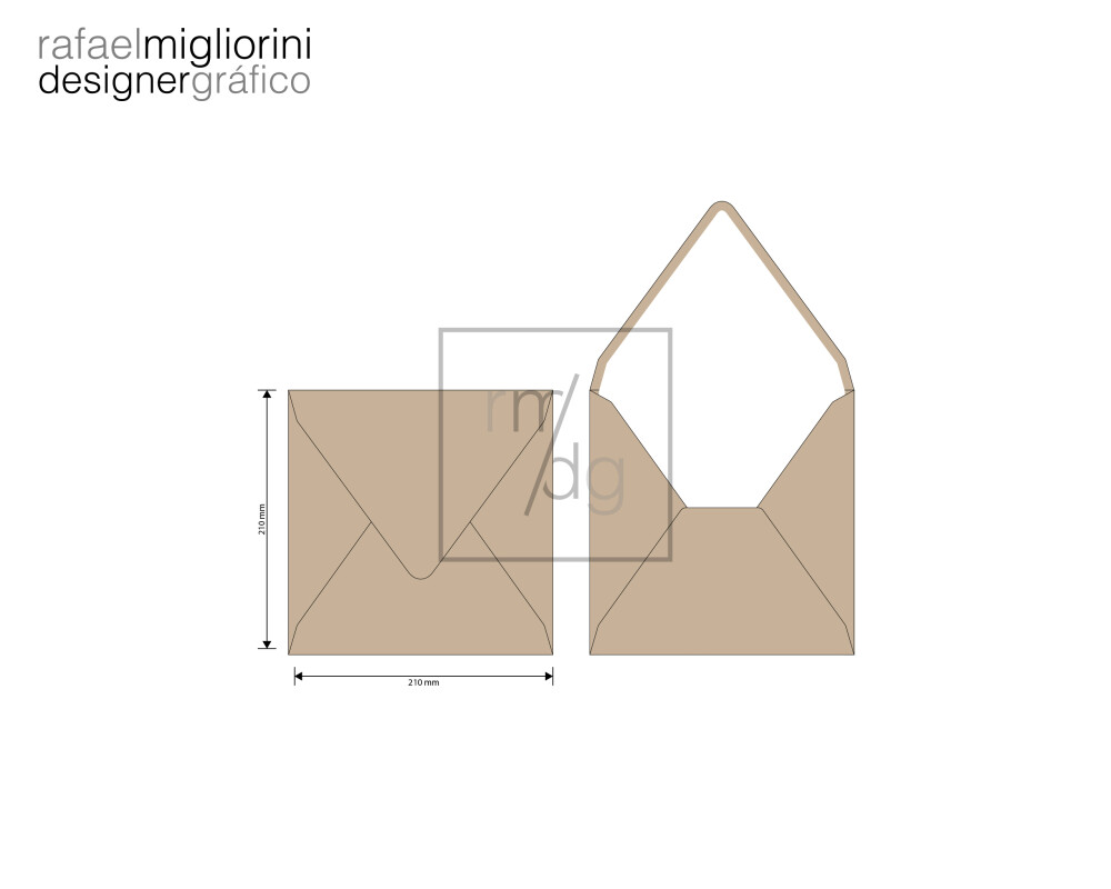Envelope Convite - Modelo 6
