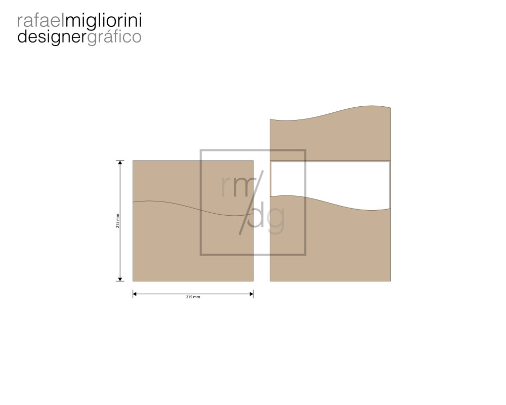 Envelope Convite - Modelo 15